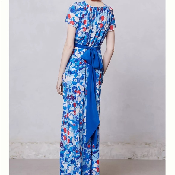 Arabella Blue Poppy Dress Peter Som For Made In Kind - Picture 5 of 16